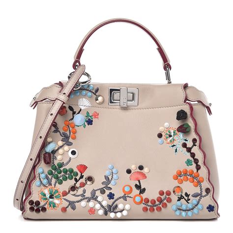 fendi peekaboo monster uk|Fendi peekaboo floral embroidered.